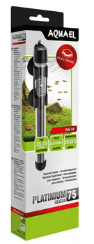 Grzałka szklana do akwarium Aquael Heater Platinum 75 W (5905546314480)