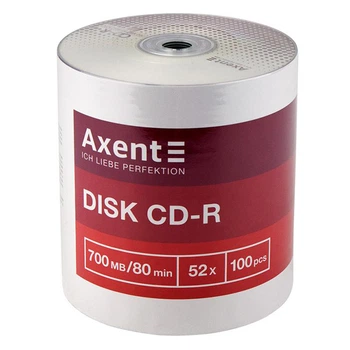 Диски CD-R Axent 52х 700 Mb Bulk 100 шт (8101-A)