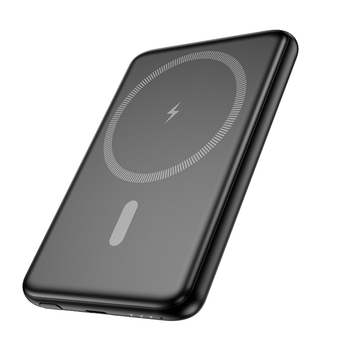Повербанк Hoco J140A 5000mAh Type-C, QC, FCP, AFC, PD 20W магнитный с функцией беспроводной зарядки black