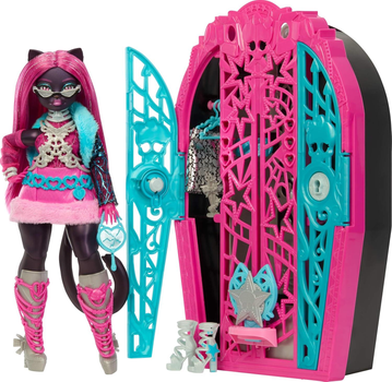 Лялька Monster High Skulltimate Secrets Catty Noir Doll - Монстер Хай Секрети монстрів Кетті Нуар (JBG82) - Ігровий набір Mattel