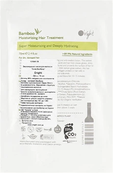 O'right Bamboo Moisturizing Hair Treatment Органічна зволожуюча маска для відновлення волосся "Сила бамбука" 70ml (815127-88223)