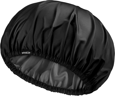 Шапочка для душу, чорна "Chic" - MAKEUP Bath Cap Black (1197150-27054592)