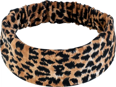 Пов'язка, трикотаж, пряма, леопард рудий, "Knit Fashion Classic" - MAKEUP Hair Accessories (627781-27062597)