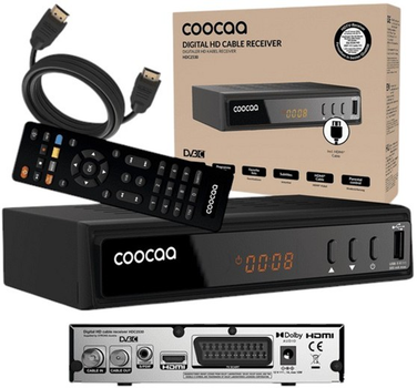 Tuner satelitarny Coocaa HD Sat-Receiver DVB-S2 (HDS2610)