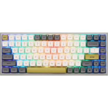 Клавиатура Motospeed SK84 Outemu Blue RGB 2.4G Bluetooth USB Gray (mtsk84mb)
