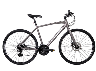 Гірський велосипед 28 дюймів 21 рама Crosser 700C XC-300 HYBRID Сіро-білий