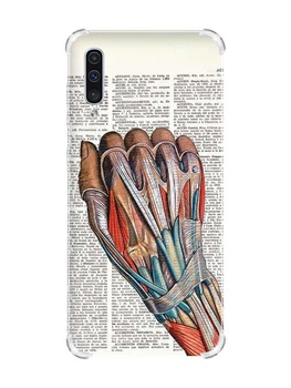 Чохол з потовщеними кутами на Samsung Galaxy А50 (2019) А505 :: Анатомія руки (принт 298)