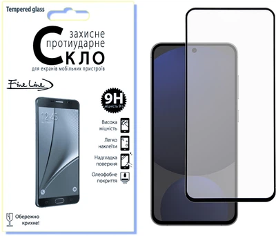 Захисне скло FINE LINE для Samsung Galaxy S24 FE Black (FL-TGFG-380)