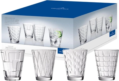 Набор стаканов для напитков Villeroy & Boch Dressed Up 4 предмета 200 мл хрустальное стекло