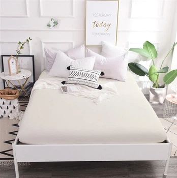 Простынь на резинке MirSon 0001 Moko White 100х200х25 (2200001076754)