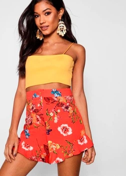 Шорты женские Boohoo оранжевые, размер S (STK002868-33)
