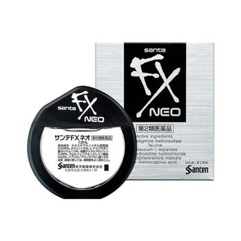 Японські очні краплі з таурином Santen FX NEO (Індекс свіжості: 5), 12 мл