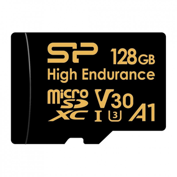 Карта памяти Silicon Power 128GB microSDXC class 10 UHS-I U3 V30 A1 High Endurance (SP128GBSTXDV3V1HSP) (249850)