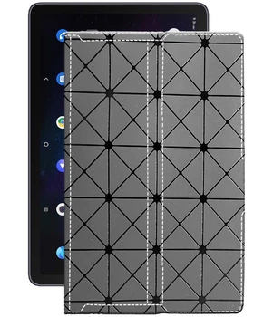 Чохол з екошкіри для планшету TCL 10 TABMAX LTE Сірий ромб