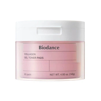 Гідрогелеві тонер-педи Biodance Collagen Gel Toner Pads для надання шкірі еластичності та сяйва 60 шт