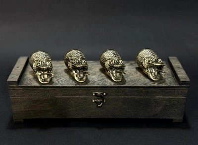 Набор рюмок «Настоящий рыбак» R (4 штуки)