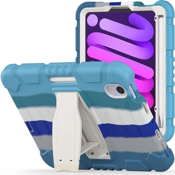 Чехол ARM Pro Apple iPad mini 7 (2024) противоударный с подставкой Blue/White