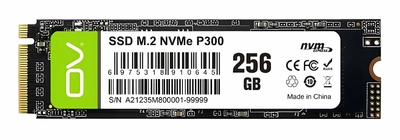SSD диск OV P300 256GB M.2 2280 NVMe PCIe 3.0 x4, кэш SLC 3D NAND TLC, скорость R3500 / W2200 МБ/с