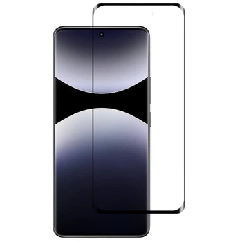 Захисне скло LUX EDGE для Xiaomi Redmi Note 14 Pro 5G повне проклеювання із закругленими краями чорний