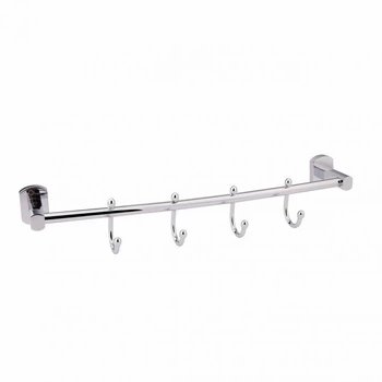 Полотенцедержатель Qtap Liberty 4 крючка 450 мм QTLIBCRM11544 Chrome