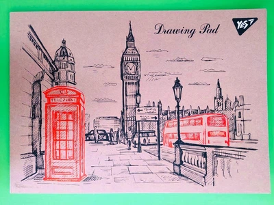 Альбом для малювання "London". 30 аркушів, A4 (130546). YES