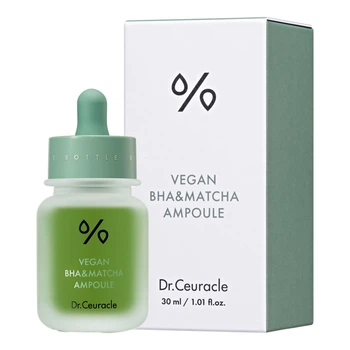Сироватка для обличчя з BHA кислотою та екстрактом Матча Dr.Ceuracle Vegan BHA&Matcha Ampoule, 30 мл