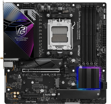 Материнская плата ASRock B850M Riptide Wi-Fi (sAM5, AMD B850, PCI-Ex16)