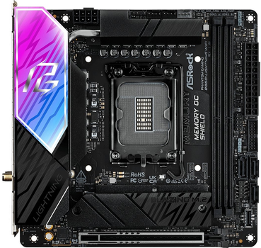 Материнская плата ASRock B860I Lightning Wi-Fi (s1851, Intel B860, PCI-Ex16)