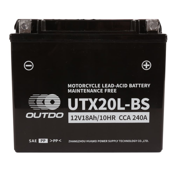 Аккумуляторы для мотоциклов OUTDO Moto AGM 6CT 18Ah R+ UTX20L-BS