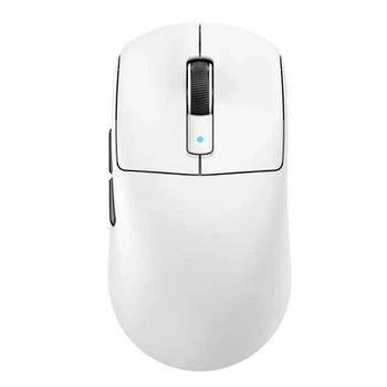 Геймерська акумуляторна бездротова (Bluetooth + 2,4G) миша Attack Shark R6 Ultralight 39g, 8K PAW3950MAX БІЛА/WHITE (R6ULTRAW)