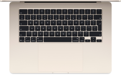 Ноутбук Apple MacBook Air 15.3" M4 16/256GB 2025 (MW1J3RU/A) (QWERTY+кирилиця) Starlight