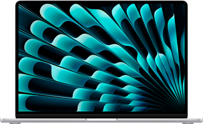 Laptop Apple MacBook Air 15.3" M4 16/512GB 2025 (MW1H3RU/A) (QWERTY+cyrylica) Silver