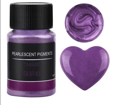 Декоративный сухой пигмент перламутровый фиолетовый 10 гр для эпоксидной смолы (2510)