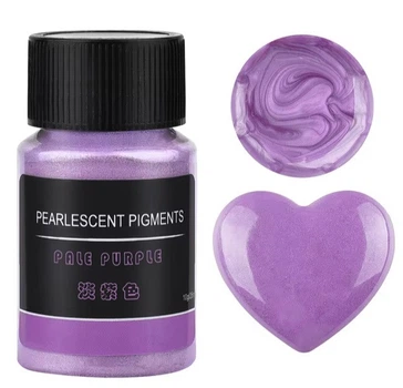 Декоративный сухой пигмент перламутровый светло фиолетовый 10 гр для эпоксидной смолы (2418)