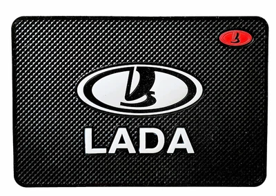 Коврик на торпеду Avtoaks с эмблемой Lada 200х135 мм