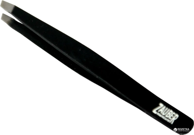 Пинцет для бровей Zauber-manicure черный Т-364ВS (4004900013647)