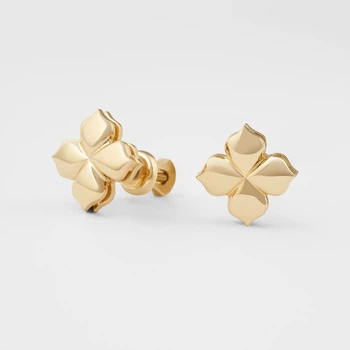 Сережки LUNET з жовтого золота 335213100