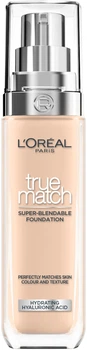 Легкий тональний крем для обличчя L'Oreal Paris True Match Super Blendable Foundation з гіалуроновою кислотою R2 30 мл (3600522862482)