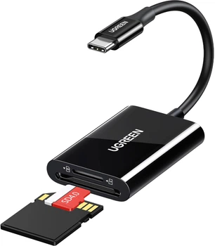 Кардридер Ugreen CM265 USB-C 3.1 Card Reader for TF/SD Black (UGR-35622)