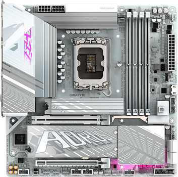 Материнская плата Gigabyte Z890M Aorus Elite Wi-Fi7 ICE (s1851, Intel Z890, PCI-Ex16)