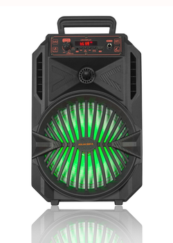 Автономна акустична система BIG08TANOS LED світломузика, USB/FM/Bluetooth