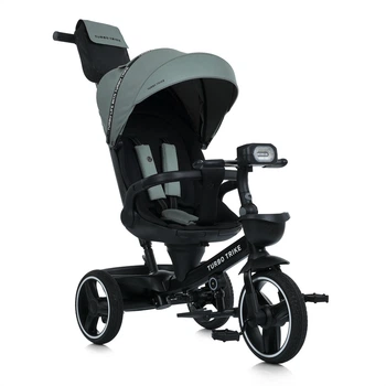 Дитячий триколісний Велосипед TURBOTRIKE (MT 1002-1 Frost Green) поворотне сидіння