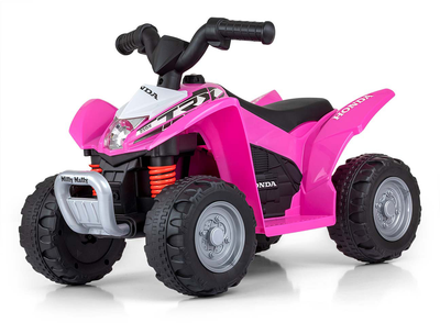 Pojazd elektryczny Milly Mally Quad Honda ATV Różowy (5901761128079)