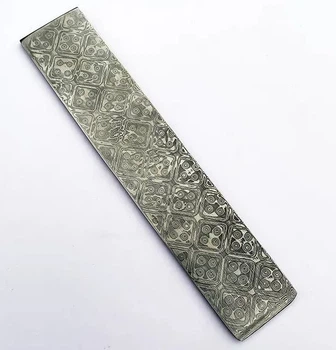 Полоса сталь VG10 Button Sandwich Damascus Steel (термообработанная) 220x30x3мм