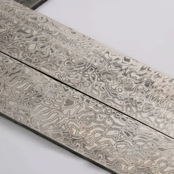 Полоса сталь VG10 Star Sandwich Damascus Steel (термообработанная) 220x30x3мм