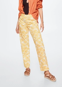 Джинси MANGO Tahiti Straight Жовтий EUR34 37061307
