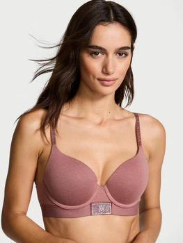 Бюстгальтер Victoria's Secret Push-Up Perfect 70A коричневый (322567289126)