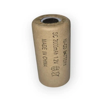 Акумулятор Ni-Cd технический Sub-C / HR14 1.2V 2000mAh 42,5*22mm Voltronic