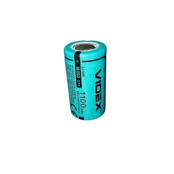 Аккумулятор 18350 3.7V 1100mAh 3A Li-ion 1шт 18*35mm Videx