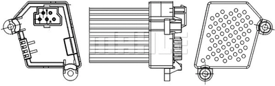 Резістор MAHLE (ABR33000S)